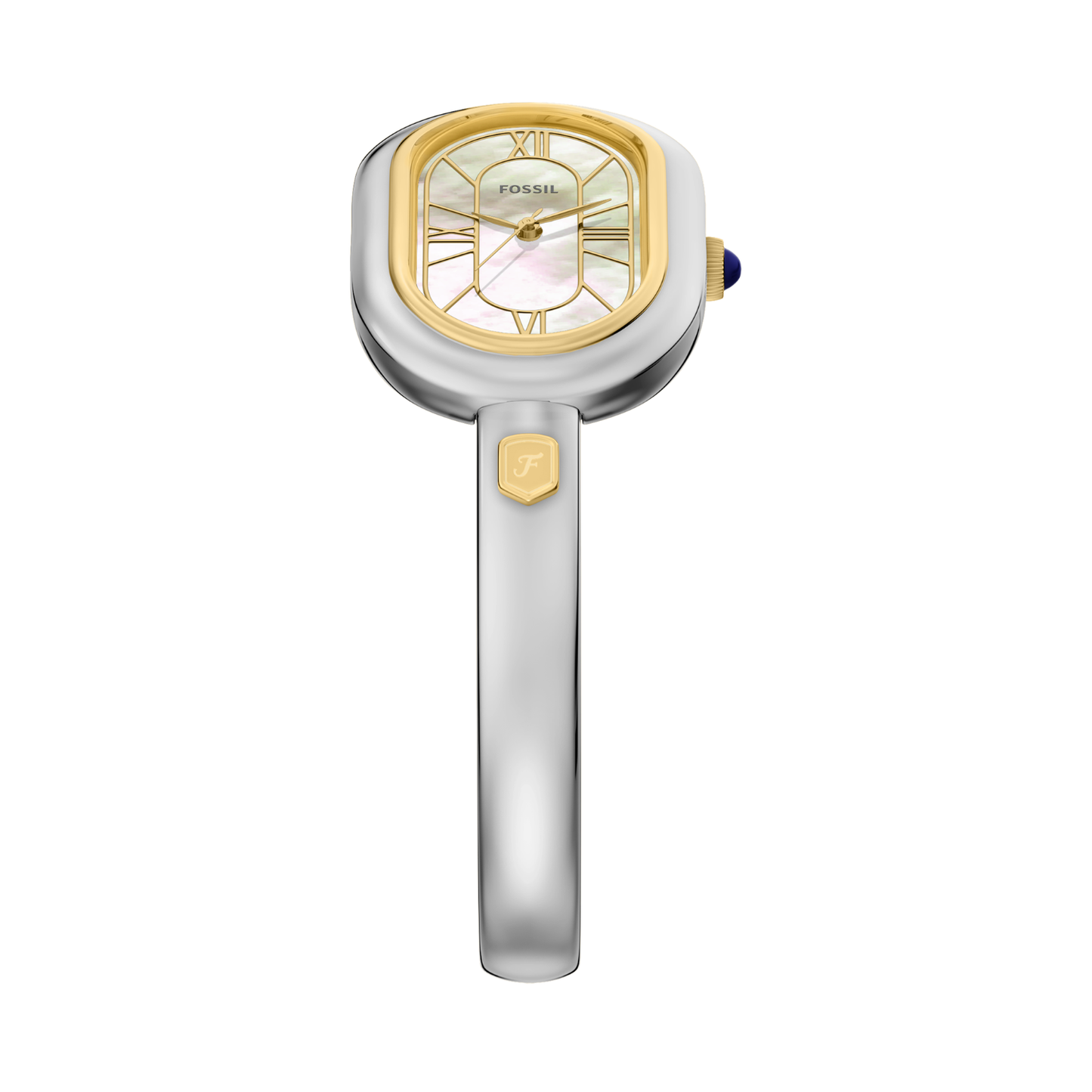 Reloj Análogo Ejecutivo Plateado de Mujer