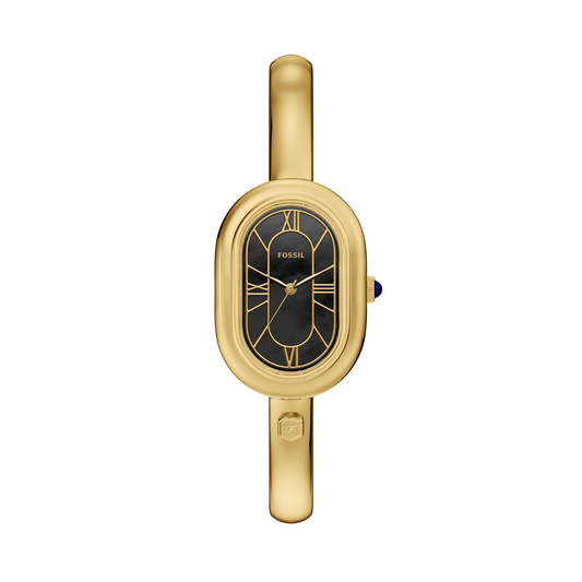 Reloj Análogo Ejecutivo Dorado de Mujer