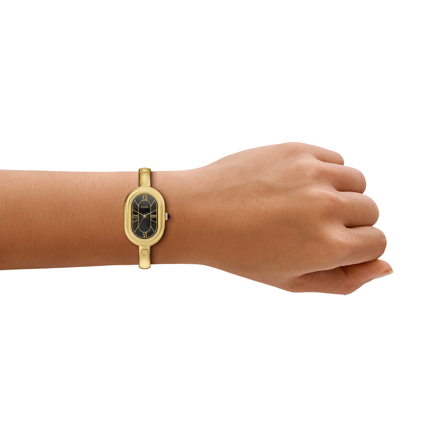 Reloj Análogo Ejecutivo Dorado de Mujer