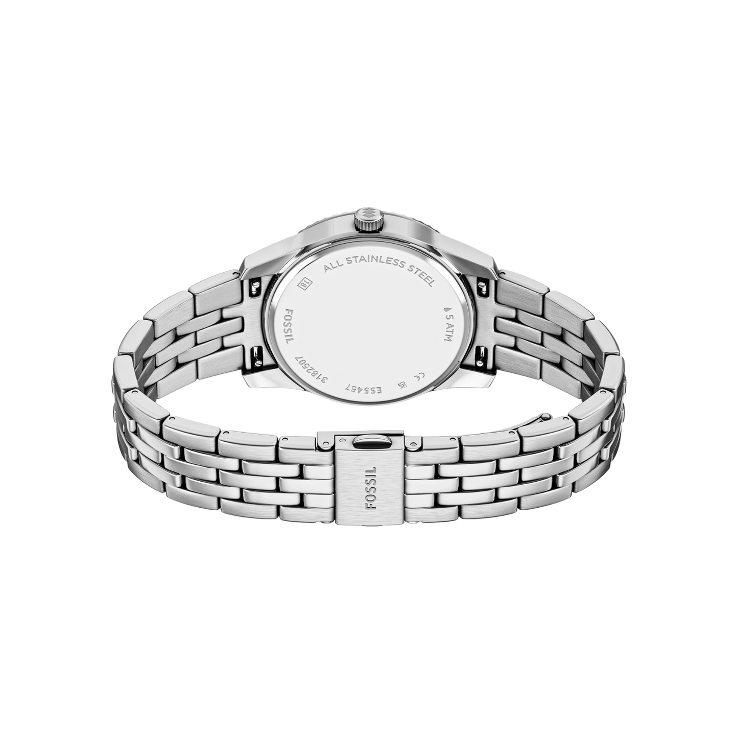 Reloj Análogo Ejecutivo Plateado de Mujer