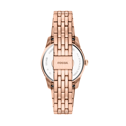 Reloj Análogo Ejecutivo Oro Rosa de Mujer