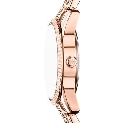 Reloj Análogo Ejecutivo Oro Rosa de Mujer