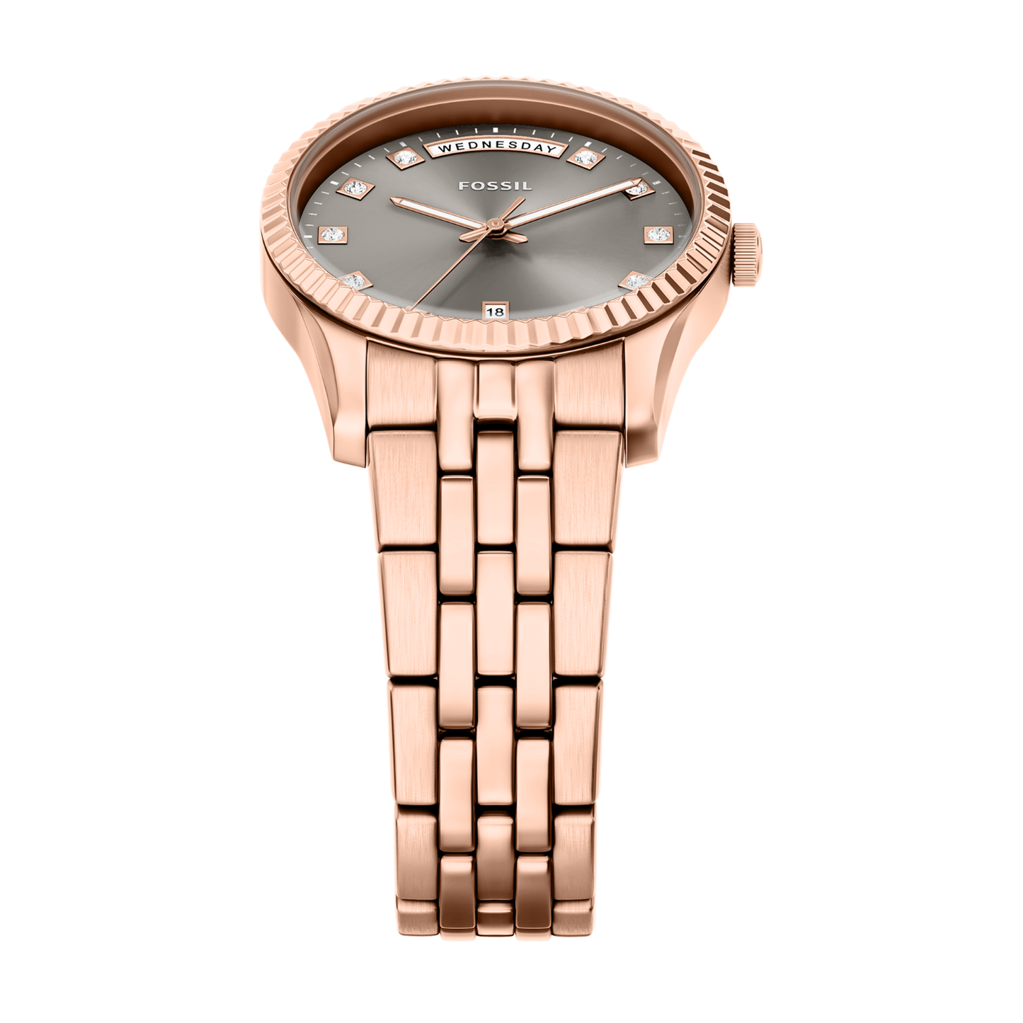 Reloj Análogo Ejecutivo Oro Rosa de Mujer
