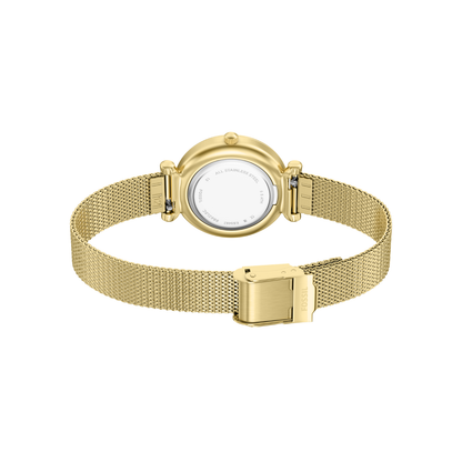Reloj Análogo Luxury Dorado de Mujer