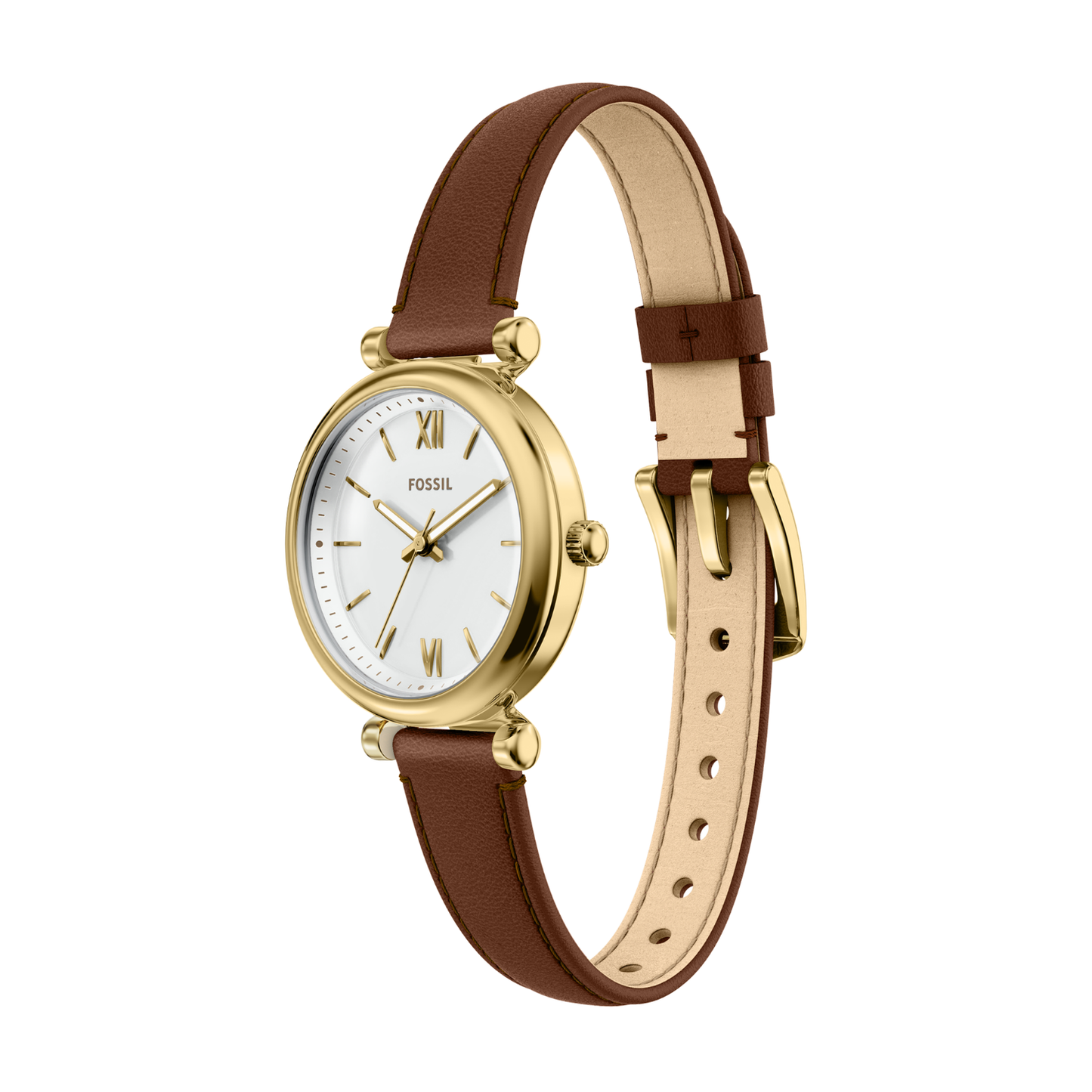 Reloj Análogo Casual Dorado de Mujer