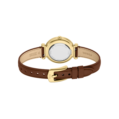Reloj Análogo Casual Dorado de Mujer
