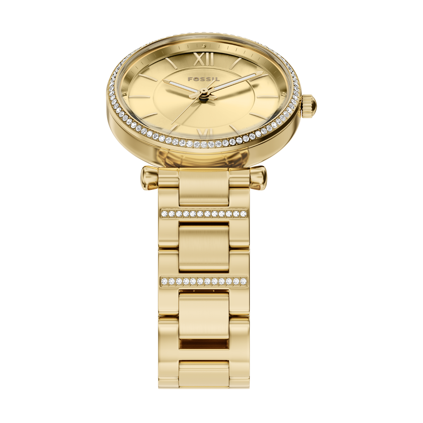 Reloj Análogo Luxury Dorado de Mujer