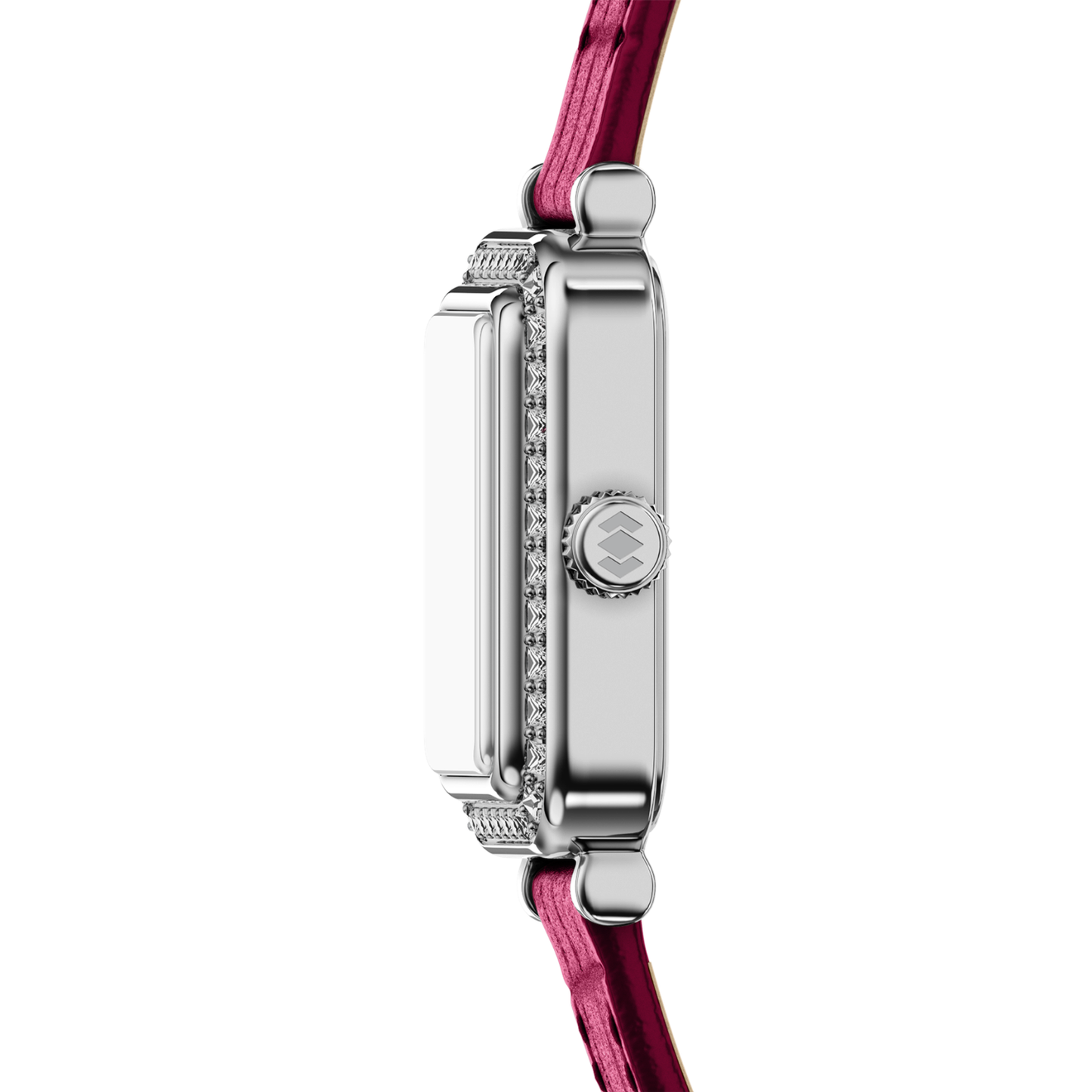 Reloj Análogo Casual Plateado de Mujer