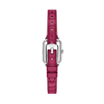 Reloj Análogo Casual Plateado de Mujer