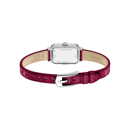 Reloj Análogo Casual Plateado de Mujer