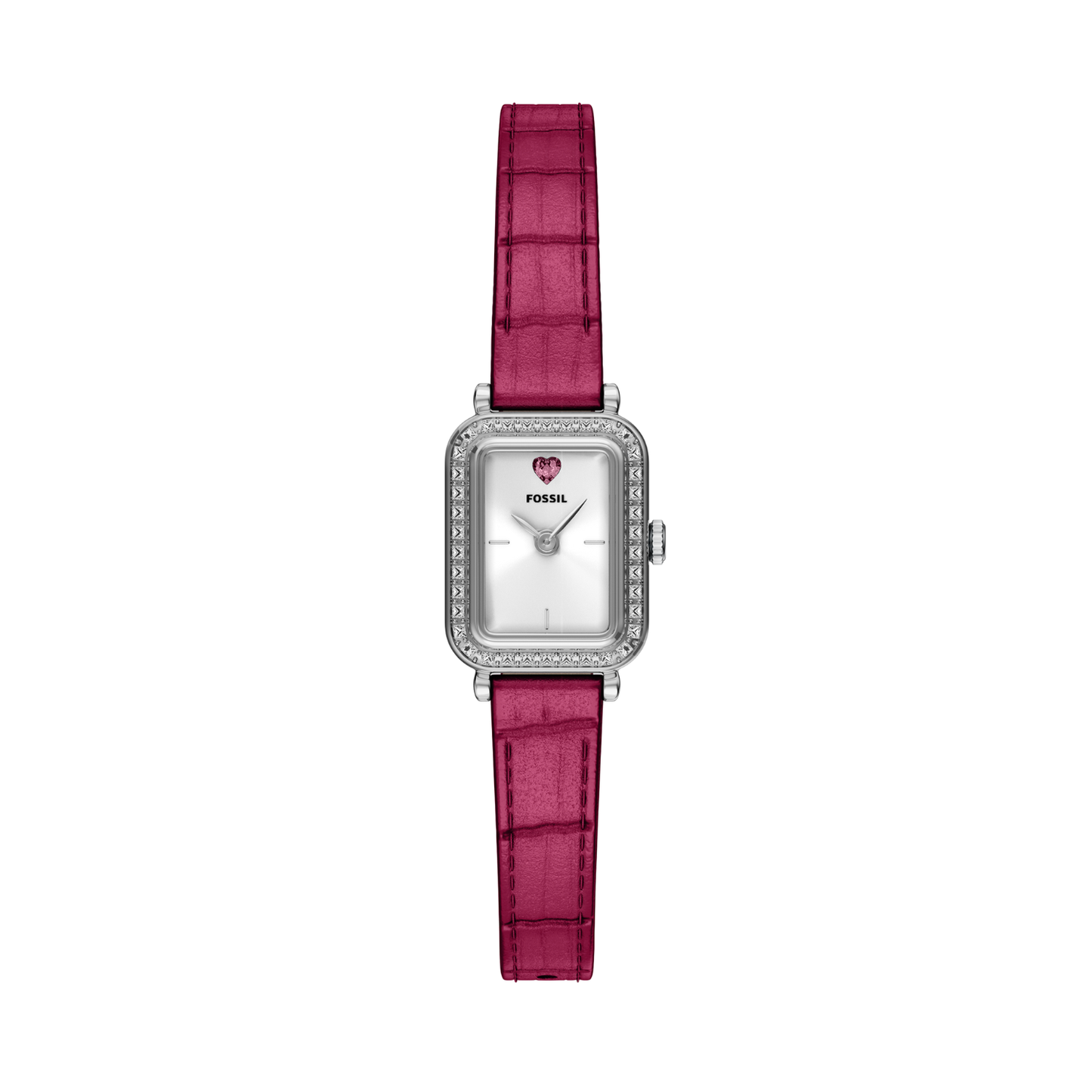 Reloj Análogo Casual Plateado de Mujer