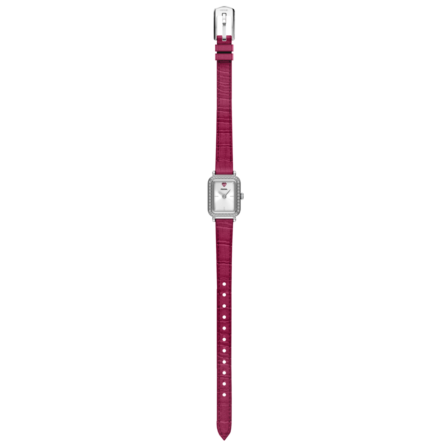 Reloj Análogo Casual Plateado de Mujer