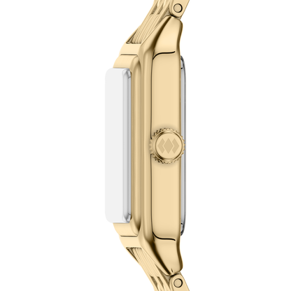 Reloj Análogo Ejecutivo Dorado de Mujer