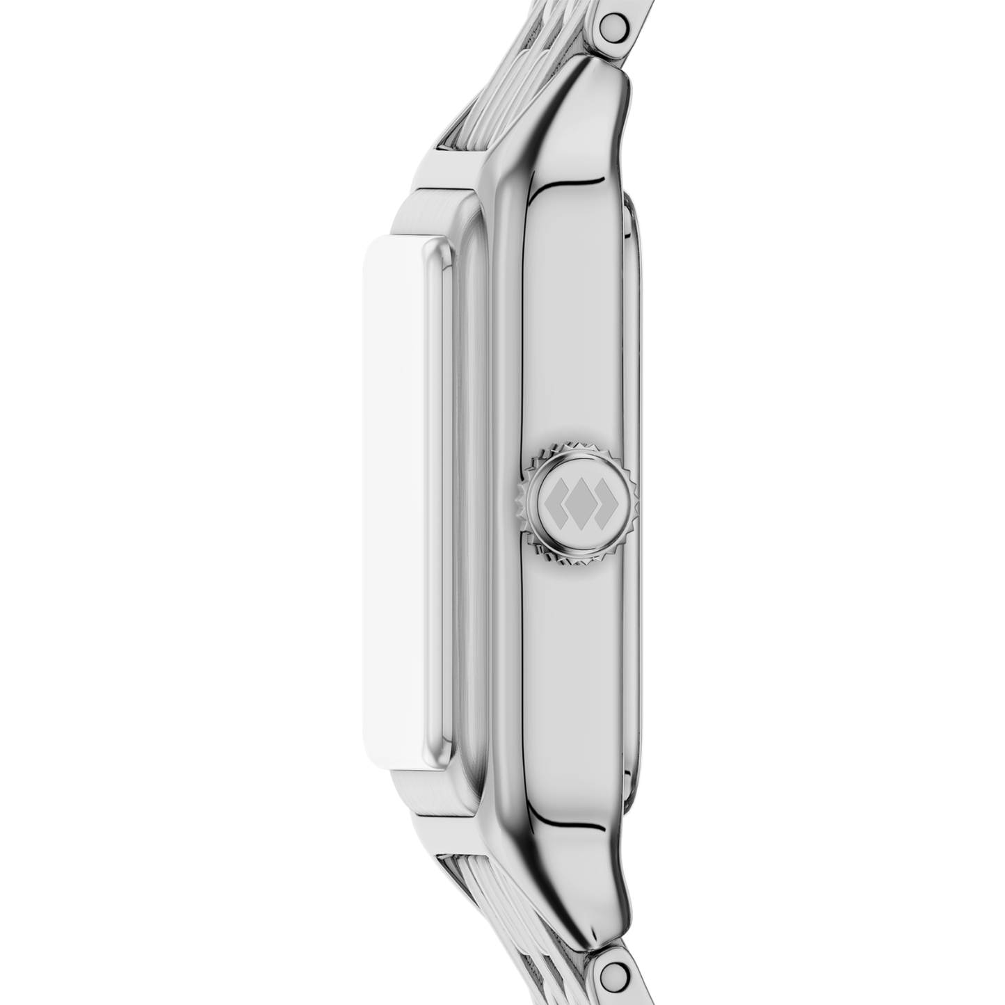 Reloj Análogo Ejecutivo Plateado de Mujer