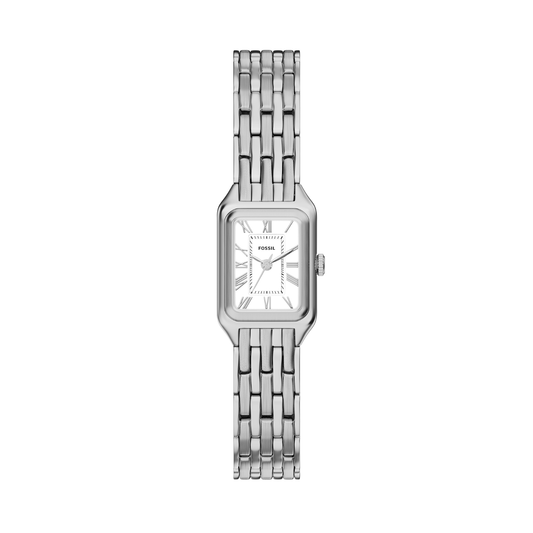 Reloj Análogo Ejecutivo Plateado de Mujer