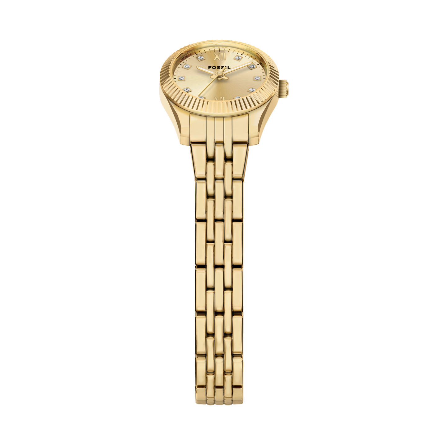 Reloj Análogo Ejecutivo Dorado de Mujer