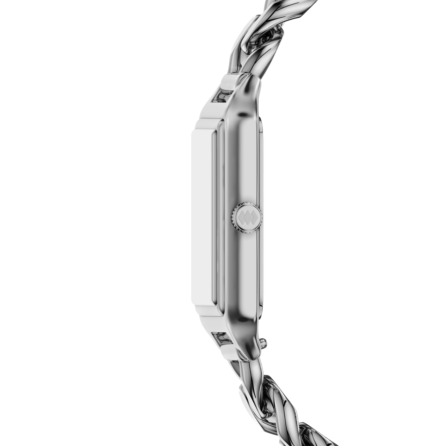 Reloj Análogo Ejecutivo Plateado de Mujer
