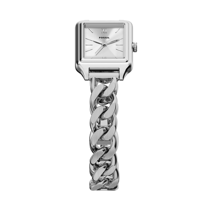 Reloj Análogo Ejecutivo Plateado de Mujer