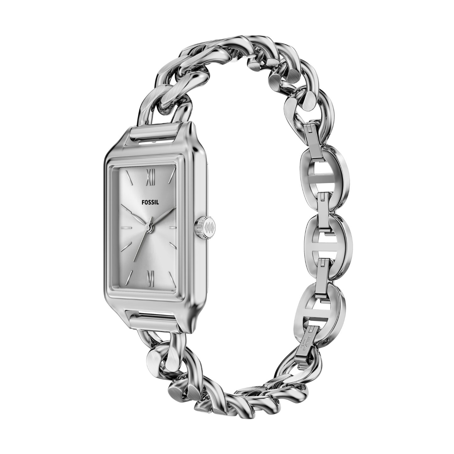 Reloj Análogo Ejecutivo Plateado de Mujer