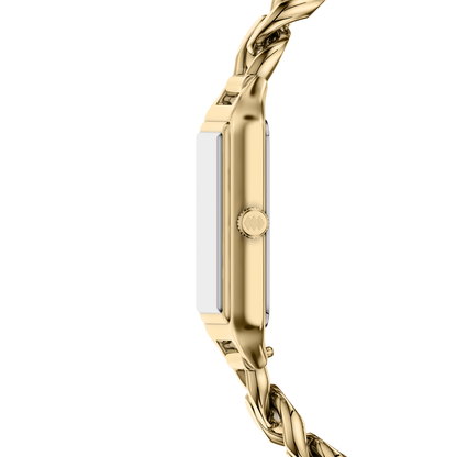 Reloj Análogo Ejecutivo Dorado de Mujer