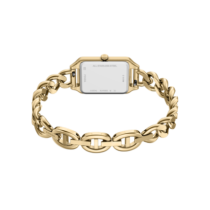 Reloj Análogo Ejecutivo Dorado de Mujer