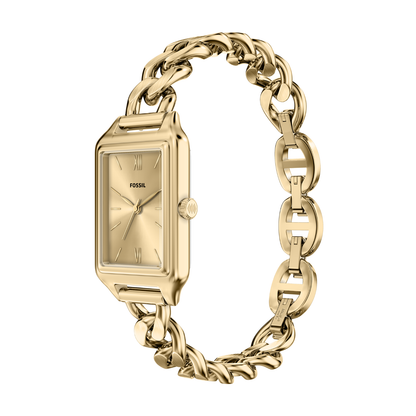 Reloj Análogo Ejecutivo Dorado de Mujer