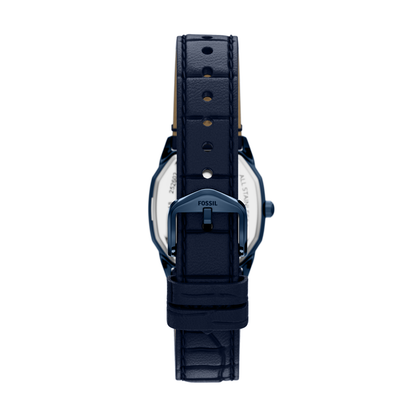 Reloj Análogo Casual Azul Oscuro de Mujer