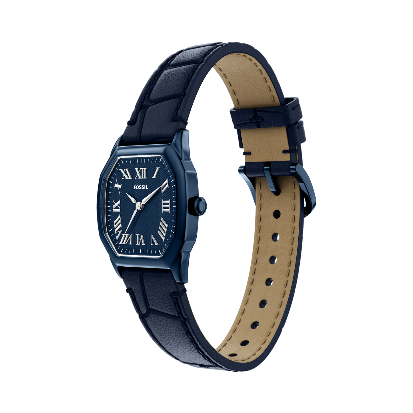 Reloj Análogo Casual Azul Oscuro de Mujer
