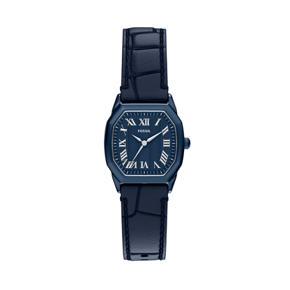 Reloj Análogo Casual Azul Oscuro de Mujer