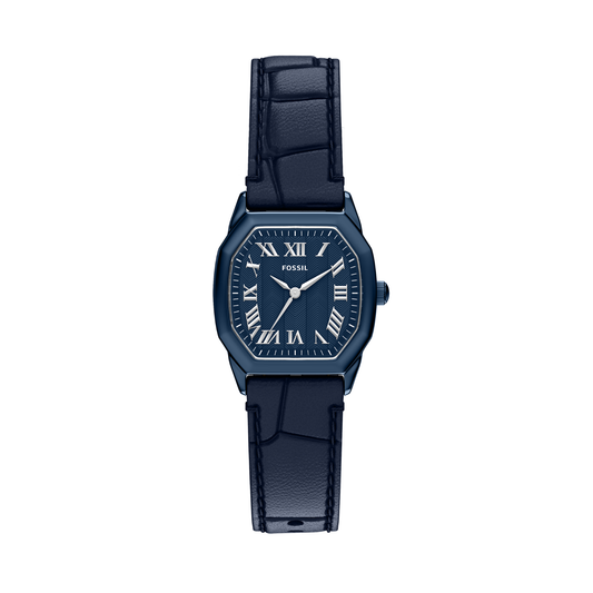Reloj Análogo Casual Azul Oscuro de Mujer