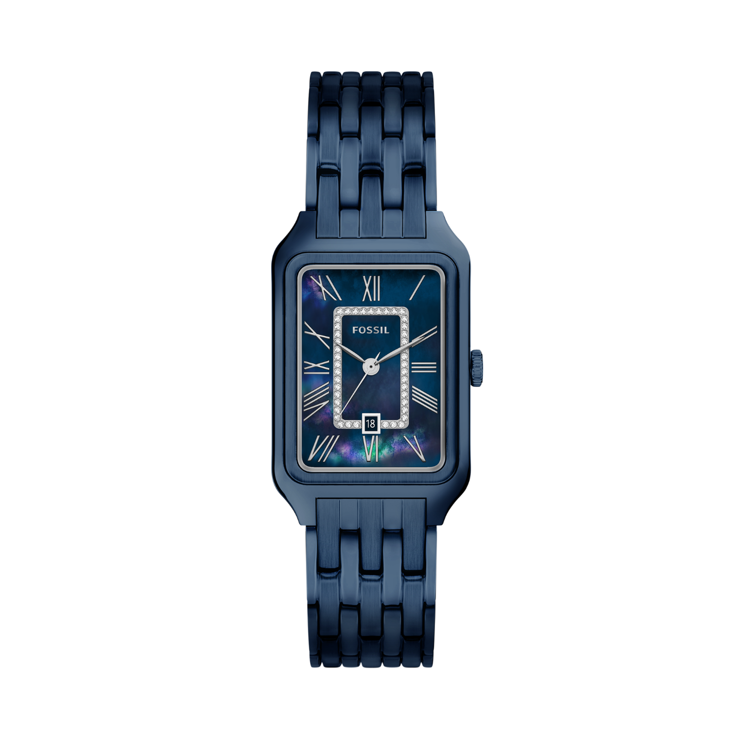 Reloj Análogo Luxury Azul Oscuro de Mujer