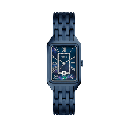 Reloj Análogo Luxury Azul Oscuro de Mujer