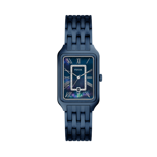 Reloj Análogo Luxury Azul Oscuro de Mujer
