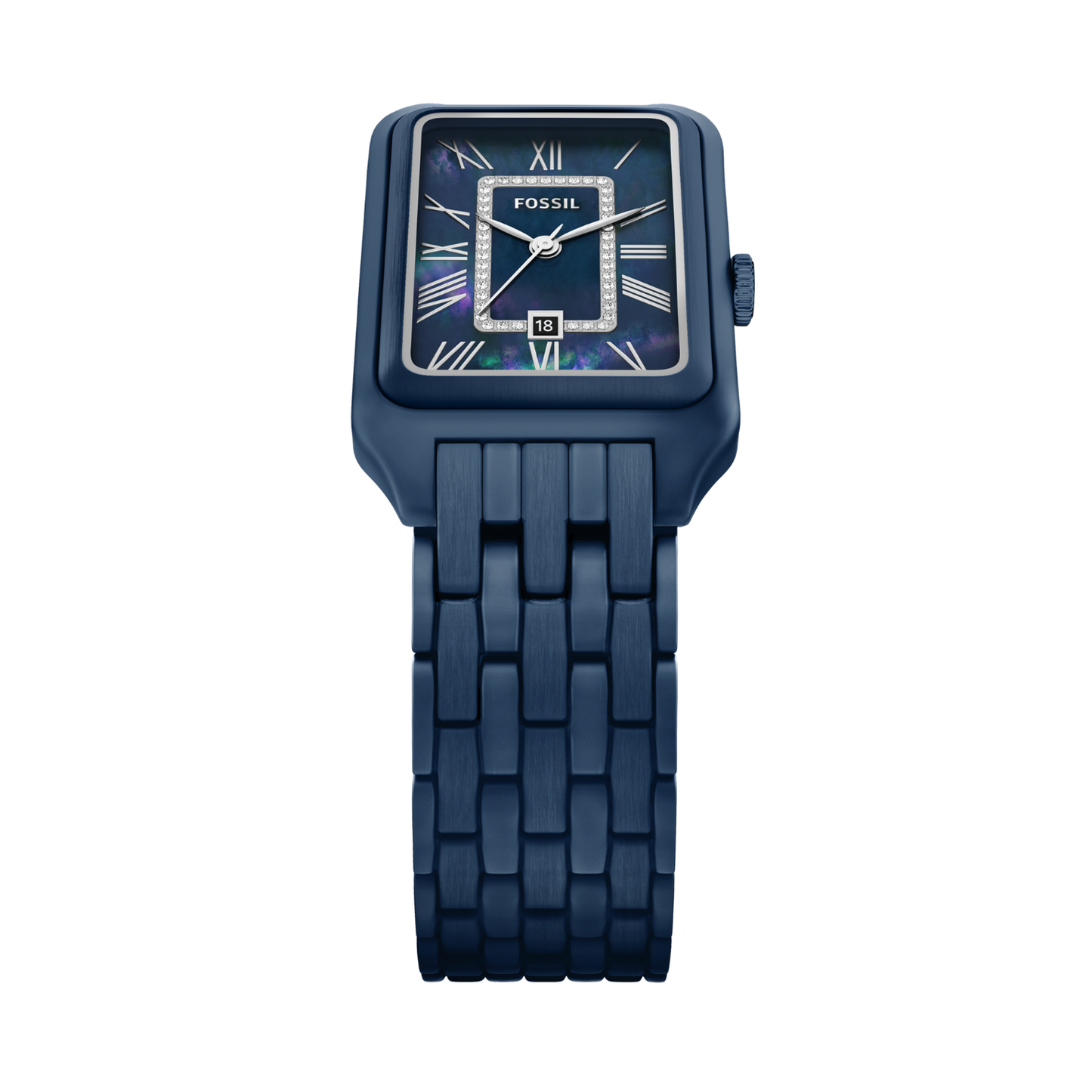 Reloj Análogo Luxury Azul Oscuro de Mujer