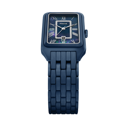 Reloj Análogo Luxury Azul Oscuro de Mujer