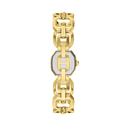 Reloj Análogo Ejecutivo Dorado de Mujer