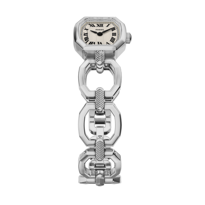 Reloj Análogo Ejecutivo Plateado de Mujer