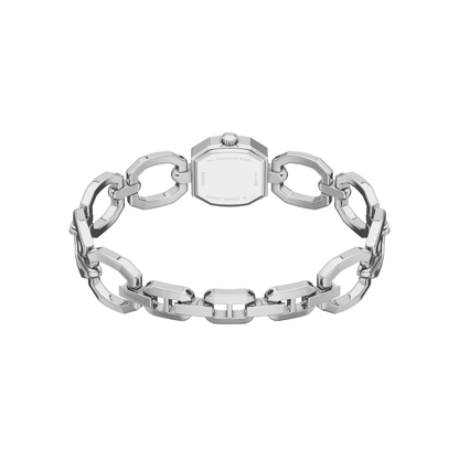 Reloj Análogo Ejecutivo Plateado de Mujer