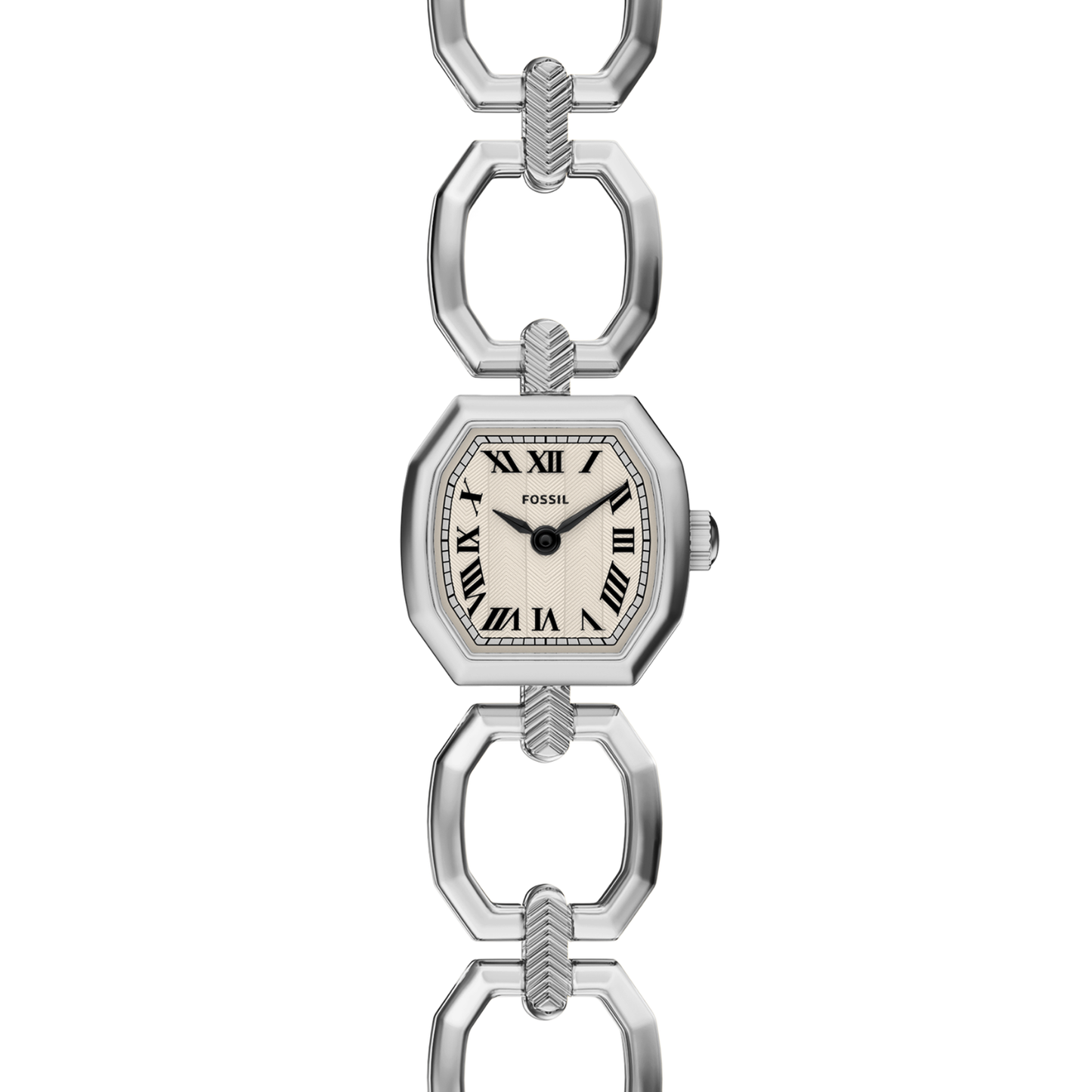 Reloj Análogo Ejecutivo Plateado de Mujer