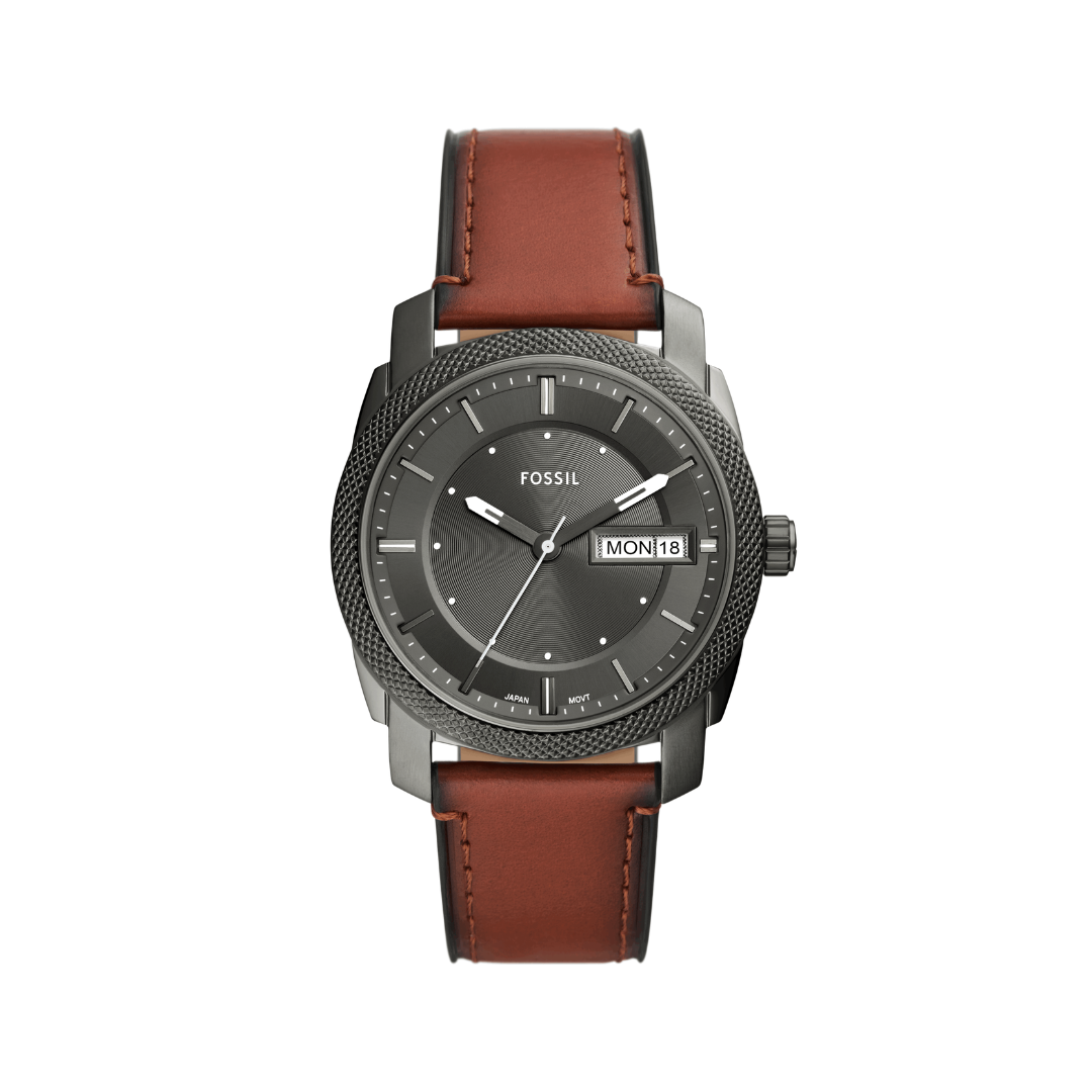 Reloj Análogo Casual Chocolate de Hombre