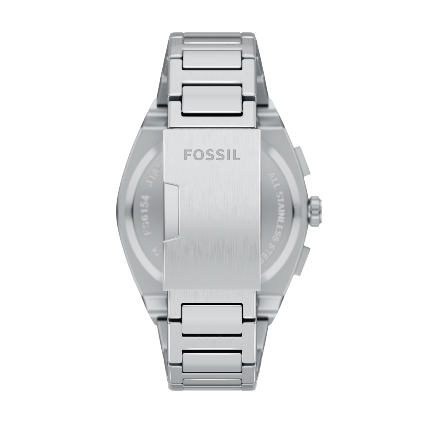 Reloj Análogo Deportivo Plateado de Hombre