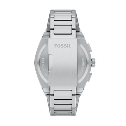 Reloj Análogo Deportivo Plateado de Hombre