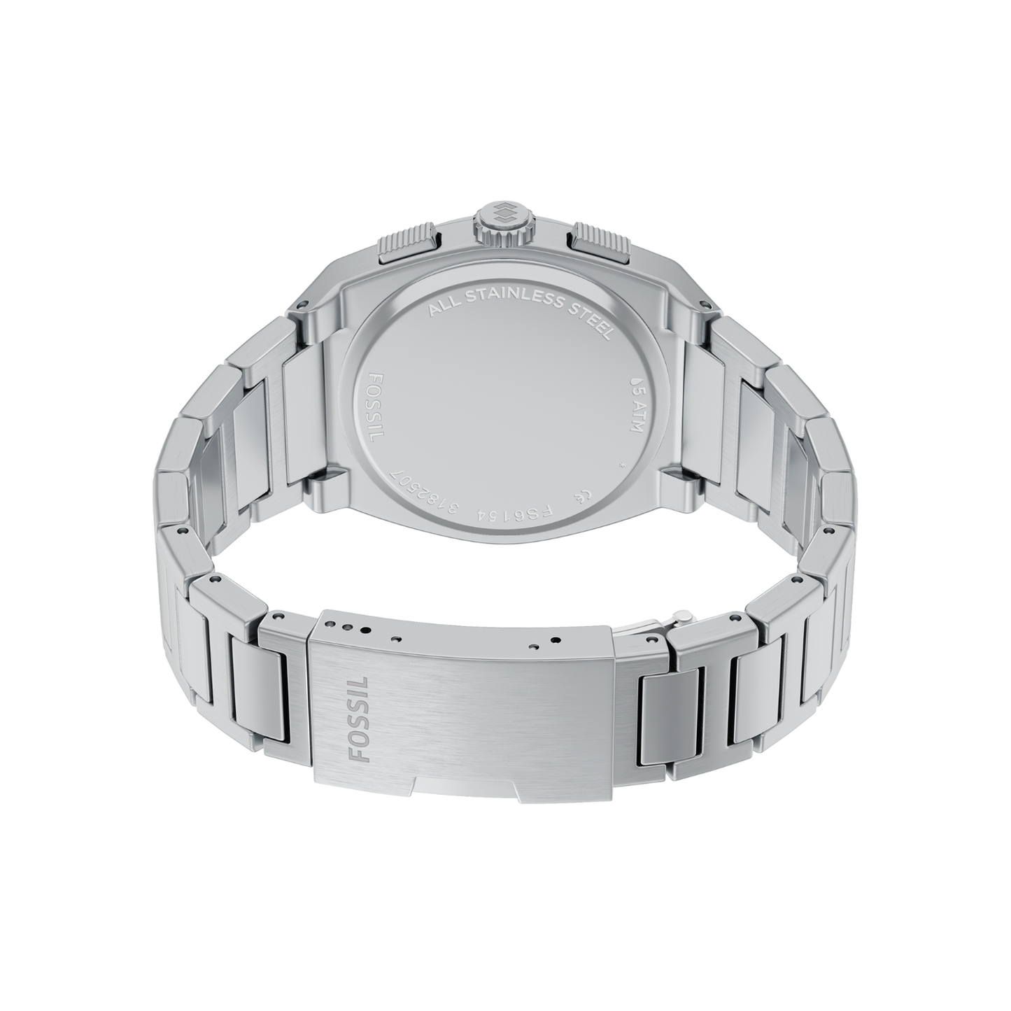 Reloj Análogo Deportivo Plateado de Hombre