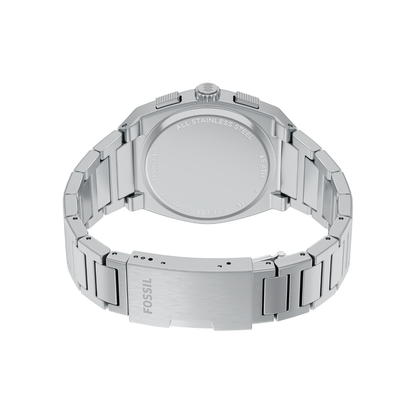Reloj Análogo Deportivo Plateado de Hombre