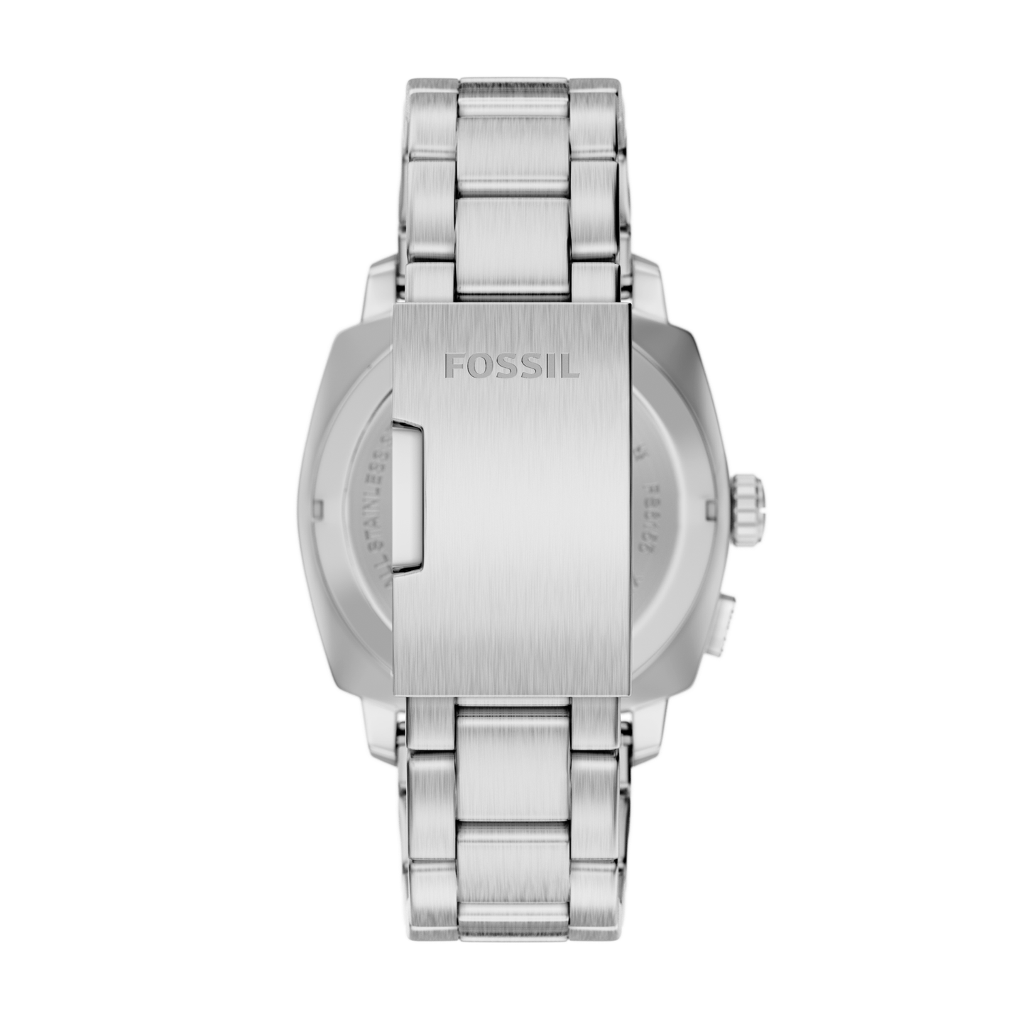 Reloj Análogo Casual Plateado de Hombre