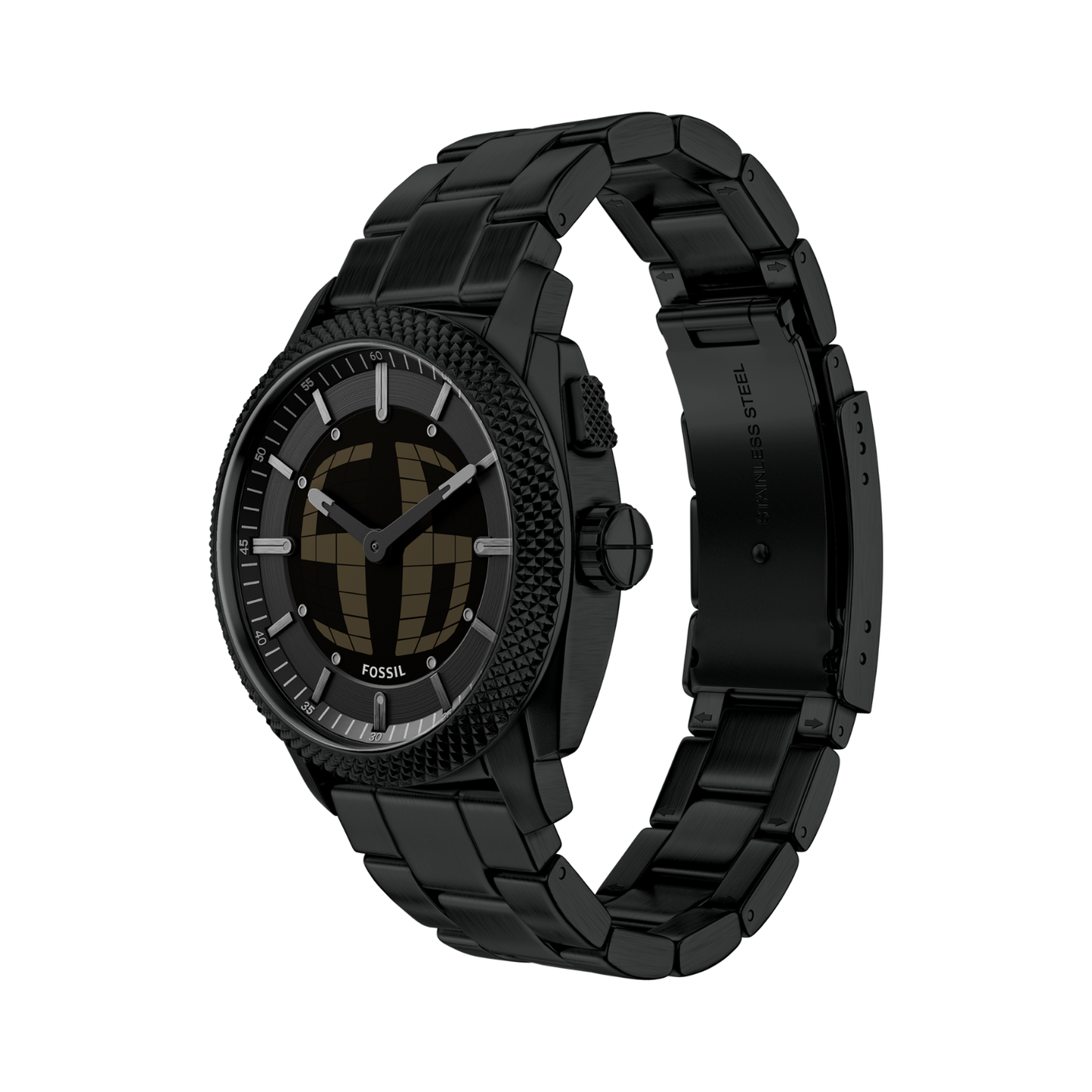 Reloj Análogo Casual Negro de Hombre