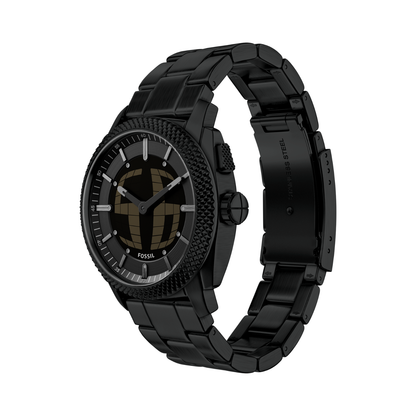 Reloj Análogo Casual Negro de Hombre
