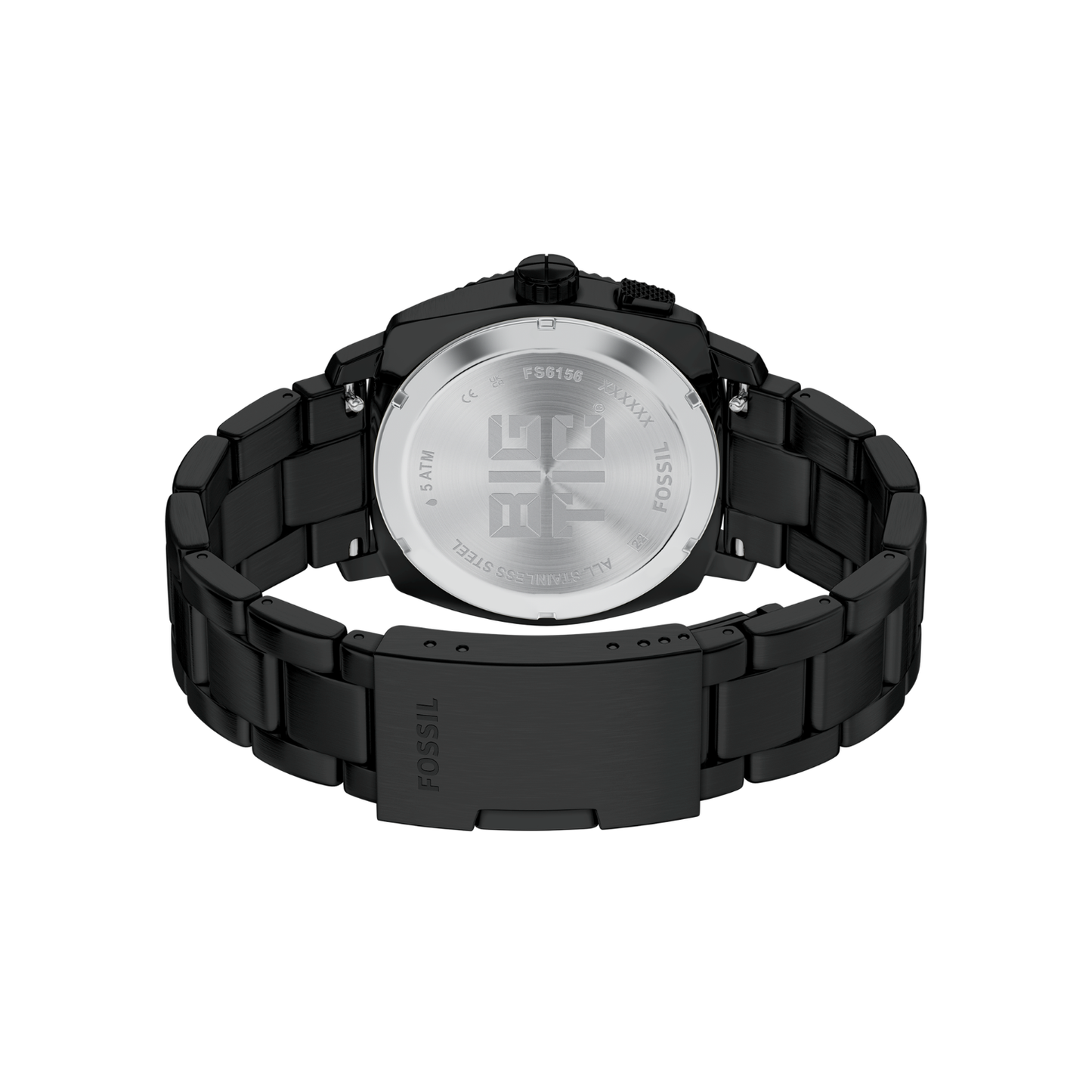 Reloj Análogo Casual Negro de Hombre