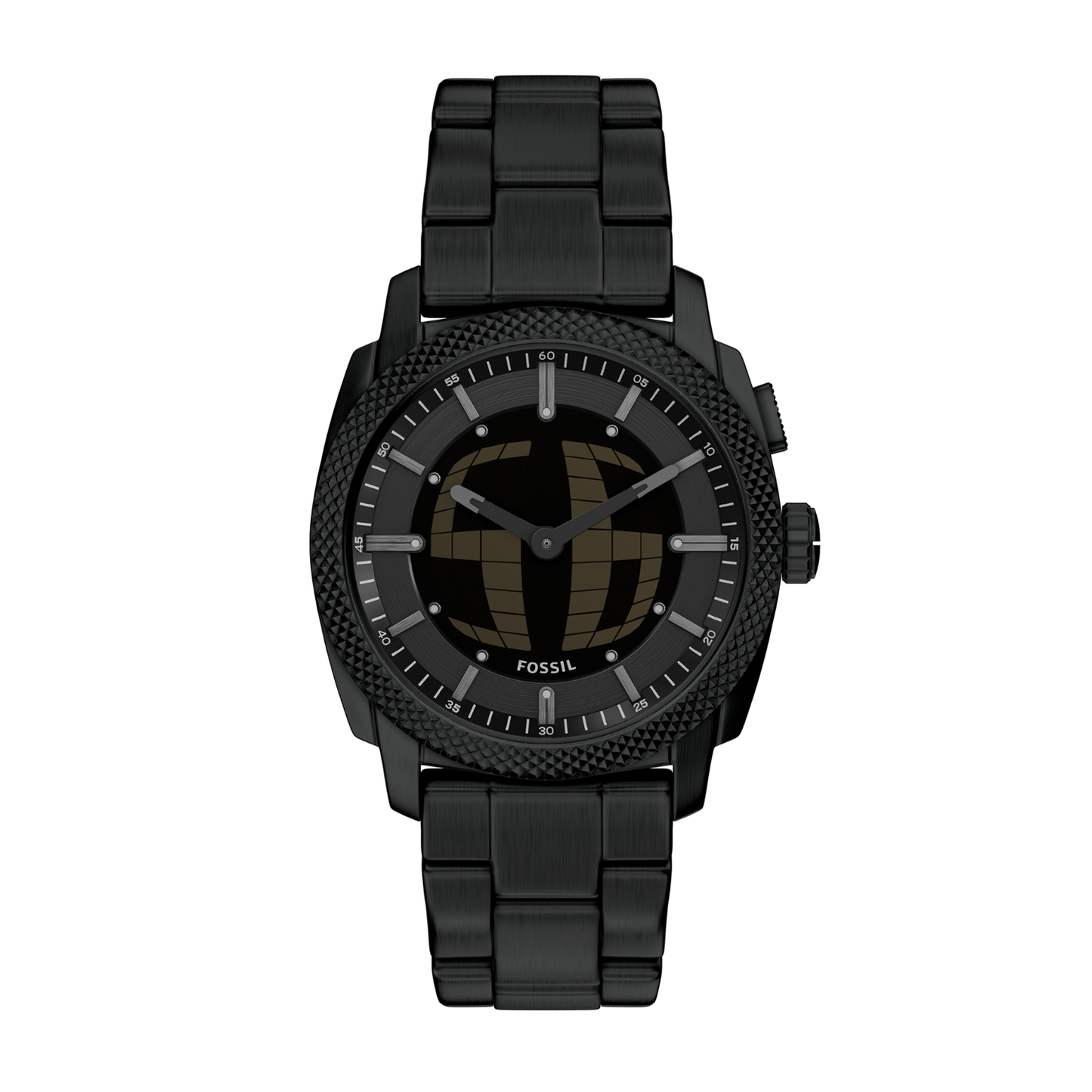 Reloj Análogo Casual Negro de Hombre