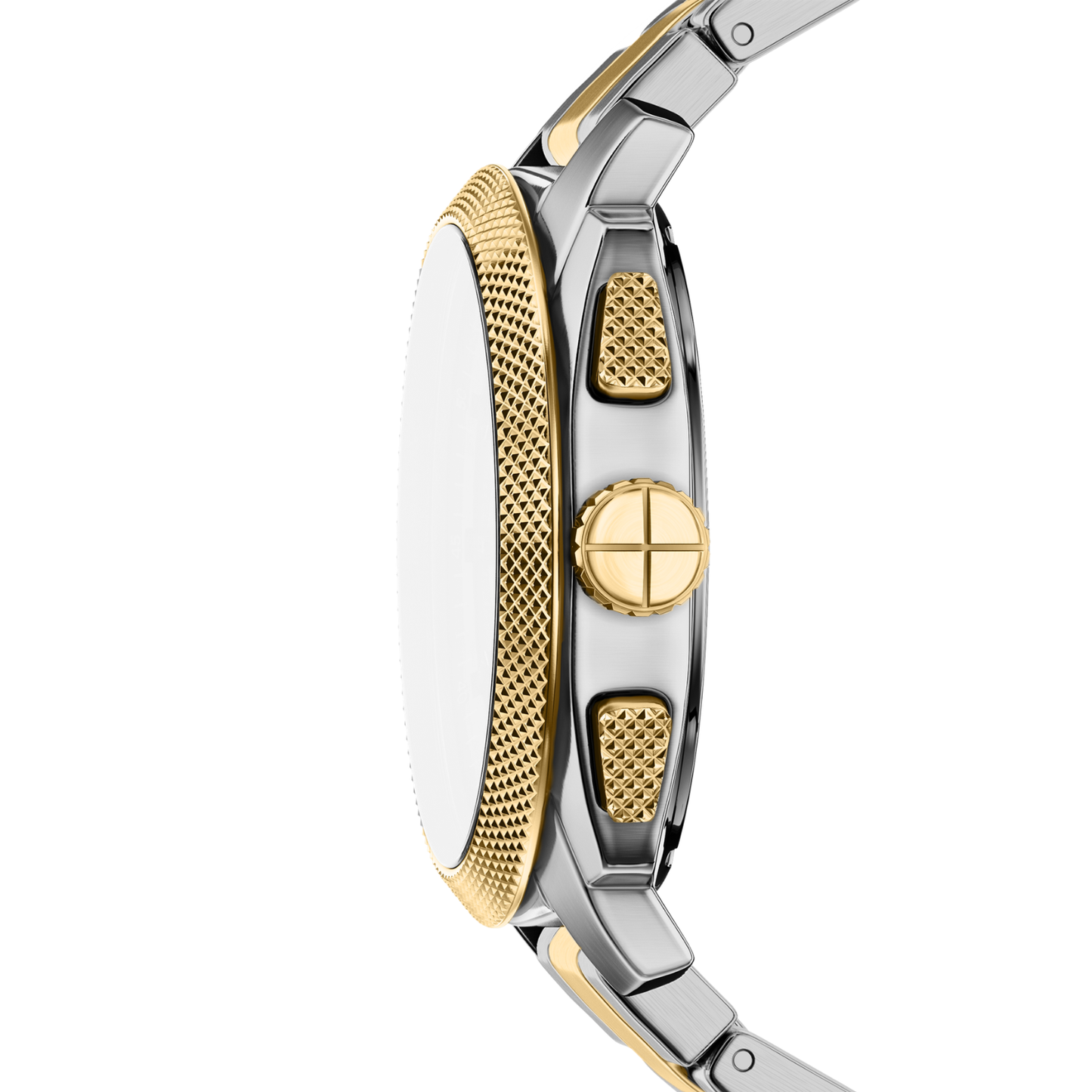 Reloj Análogo Casual Plateado de Hombre